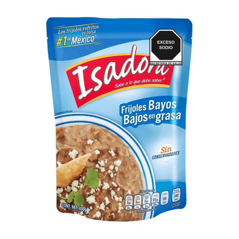 Frijoles Fritos bajo en grasa Bayos (pz)