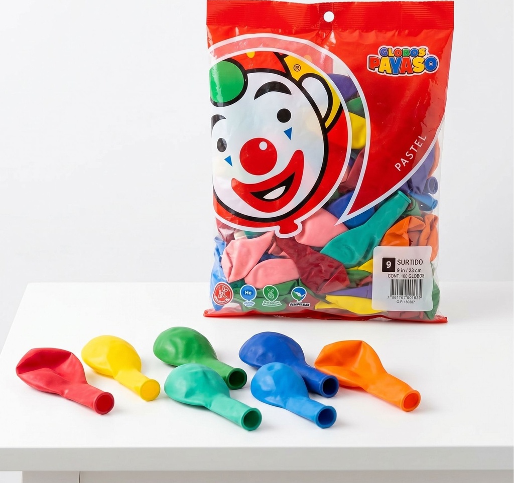 Globos de Colores Surtido (100 PZ)