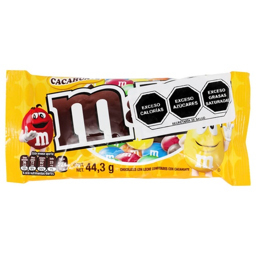 Chocolate M&M Cacahuate (paq)