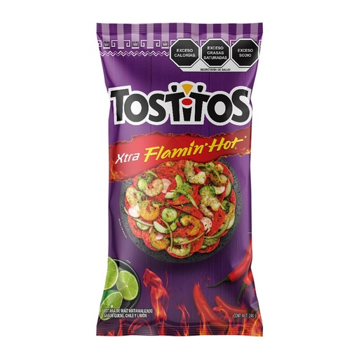 Xtra Flamin' Hot Tostitos Chips (bag)
