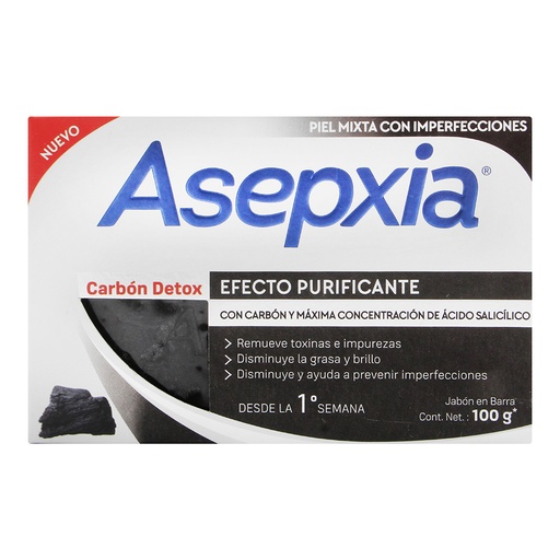 Jabón Carbón Asepxia 