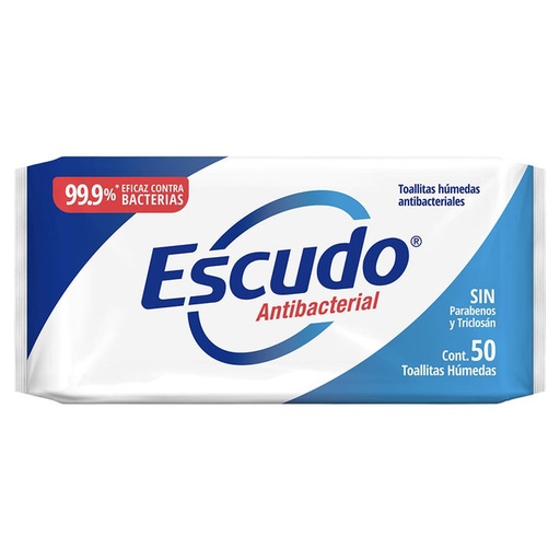 Toallitas Humedas Antibacteriales Escudo