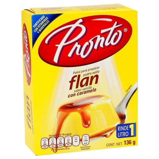 Flan Vainilla con caramelo (caja)