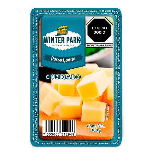 Queso Gouda en cubos (pz)